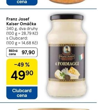 Franz Josef Kaiser Omáčka 340 g - Tesco aktualniletaky.eu
