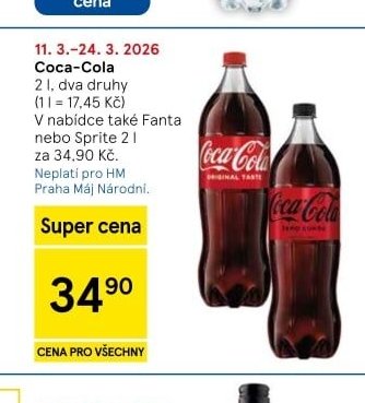 Coca-Cola 2 l - Tesco aktualniletaky.eu