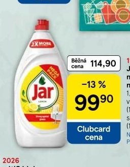 Jar Prostředek na ruční mytí 1,35 l - Tesco aktualniletaky.eu