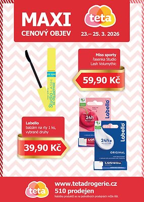 aktuální leták Teta drogerie 23.3.2026-25.3.2026