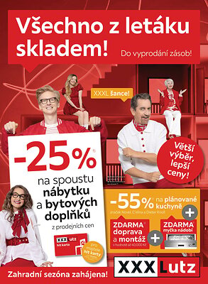 aktuální leták XXXLutz 23.3.2026-5.4.2026