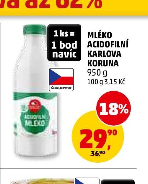 Mléko acidofilní Karlova Koruna - Penny Market aktualniletaky.eu