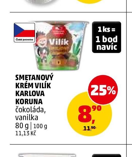 Smetanový krém Vilík Karlova Koruna - Penny Market aktualniletaky.eu