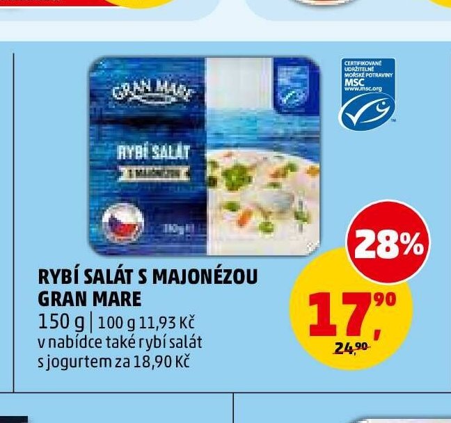 RYBÍ SALÁT S MAJONÉZOU GRAN MARE - Penny Market aktualniletaky.eu
