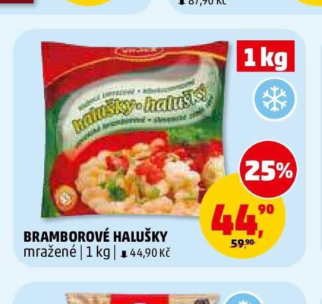 Bramborové halušky mražené - Penny Market aktualniletaky.eu