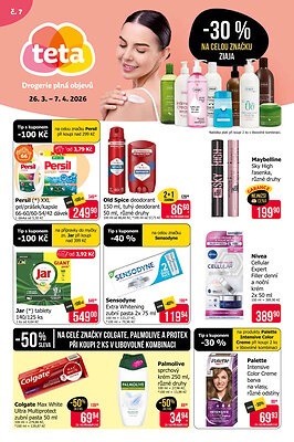 aktuální leták Teta drogerie 26.3.2026-7.4.2026
