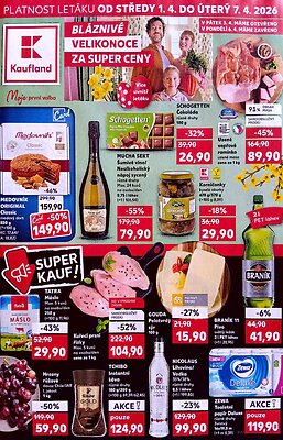 aktuální leták Kaufland 1.4.2026-7.4.2026