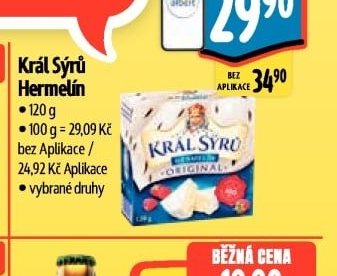 Král Sýrů Hermelín - Albert aktualniletaky.eu