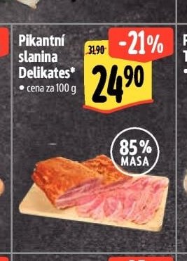 Pikantní slanina Delikates - Albert aktualniletaky.eu
