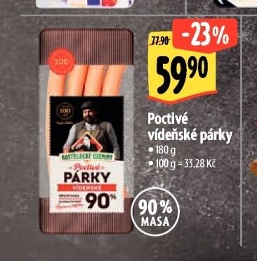 Poctivé vídeňské párky - Albert aktualniletaky.eu