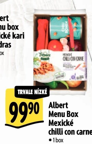 Albert Menu box Mexické chilli con carne - Albert aktualniletaky.eu