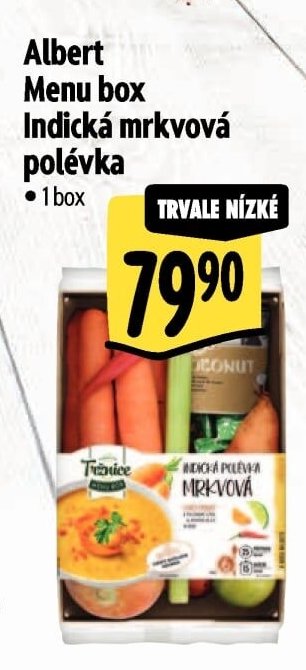 Albert Menu box Indická mrkvová polévka - Albert aktualniletaky.eu