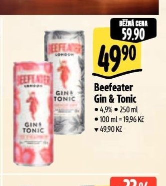 Beefeater Gin & Tonic - Albert aktualniletaky.eu