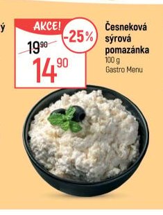 Česneková sýrová pomazánka - Globus aktualniletaky.eu