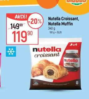 Nutella Croissant, Nutella Muffin - Globus aktualniletaky.eu