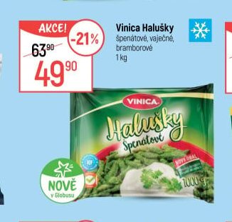 Vinica Halušky - Globus aktualniletaky.eu