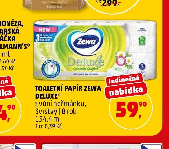 Toaletní papír Zewa Deluxe - Penny Market aktualniletaky.eu