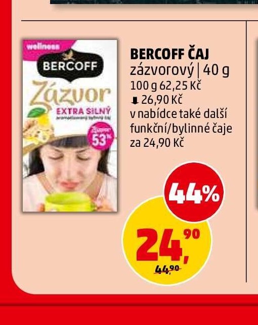 Bercoff čaj zázvorový - Penny Market aktualniletaky.eu