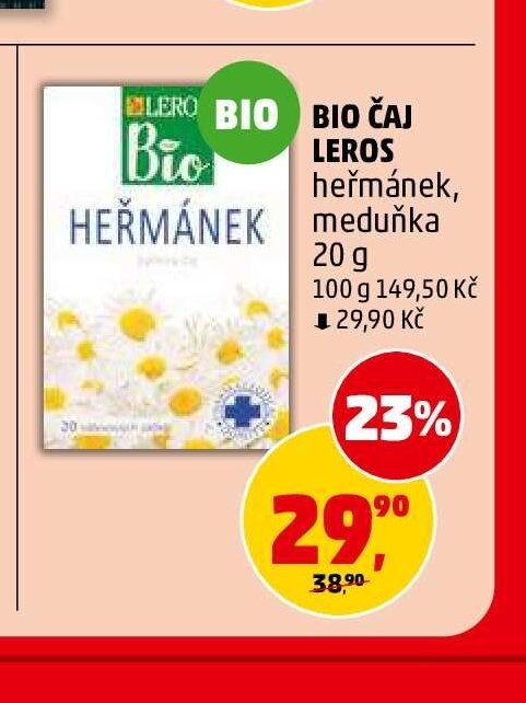 Bio čaj Leros heřmánek - Penny Market aktualniletaky.eu