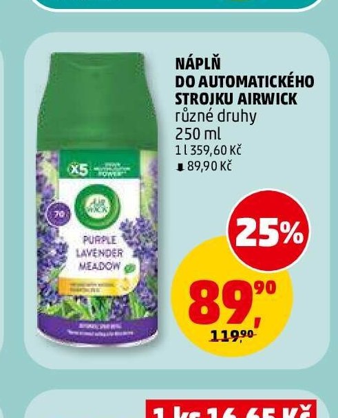 NÁPLŇ DO AUTOMATICKÉHO STROJKU AIRWICK - Penny Market aktualniletaky.eu