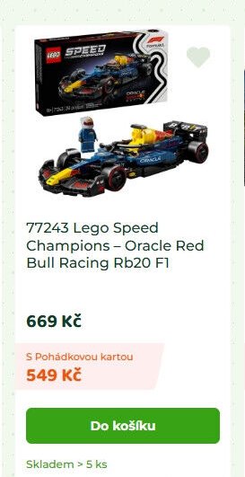77243 Lego Speed Champions – Oracle Red Bull Racing Rb20 F1 - Dráčik aktualniletaky.eu