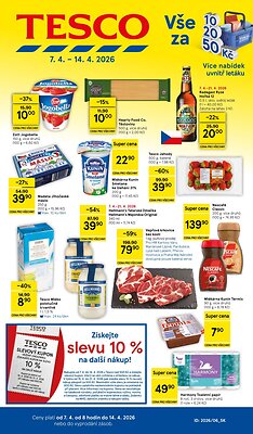 aktuální leták Tesco 7.4.2026-14.4.2026