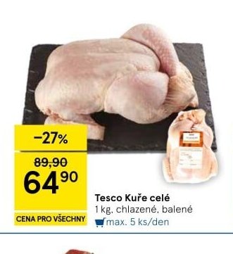 Tesco Kuře celé - Tesco aktualniletaky.eu