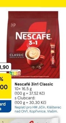 Nescafé 3in1 Classic - Tesco aktualniletaky.eu