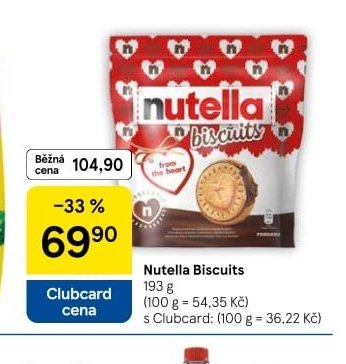 Nutella Biscuits - Tesco aktualniletaky.eu
