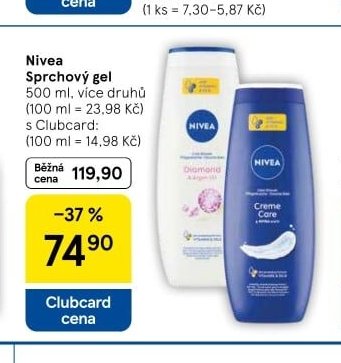 Nivea Sprchový gel - Tesco aktualniletaky.eu