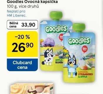 Goodies Ovocná kapsička - Tesco aktualniletaky.eu