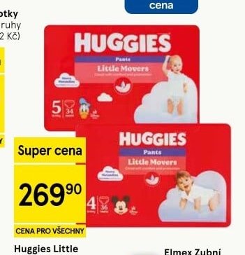 Huggies Little Movers Plenkové kalhotky - Tesco aktualniletaky.eu