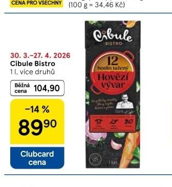 Cibule Bistro - Tesco aktualniletaky.eu