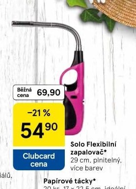 Solo Flexibilní zapalovač - Tesco aktualniletaky.eu