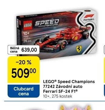 LEGO Speed Champions 77242 Závodní auto Ferrari SF-24 F1 - Tesco aktualniletaky.eu