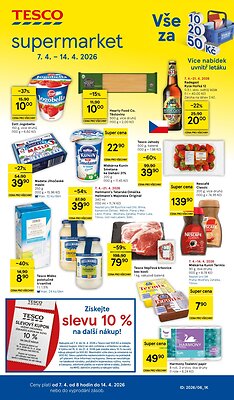 aktuální leták Tesco 7.4.2026-14.4.2026