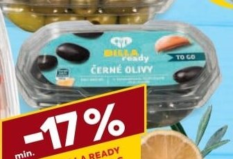 BILLA ready Černé olivy - BILLA aktualniletaky.eu