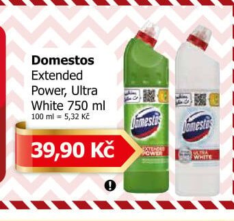 Domestos Extended Power, Ultra White 750 ml - Teta drogerie aktualniletaky.eu