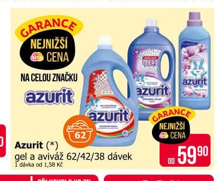 Azurit gel a aviváž 62/42/38 dávek - Teta drogerie aktualniletaky.eu