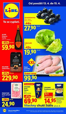 Leták Lidl Akční leták OD PONDĚLÍ platný od 2026-04-13 do 2026-04-15