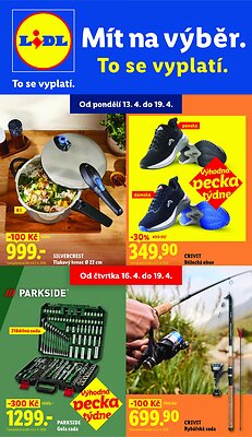 Leták Lidl Spotřební zboží platný od 2026-04-13 do 2026-04-19