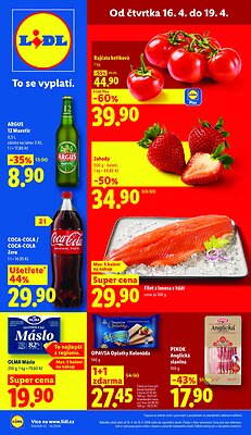 Leták Lidl Akční leták OD ČTVRTKA platný od 2026-04-16 do 2026-04-19