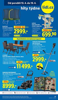 Leták Lidl Lidl - shop.cz leták - hity týdne platný od 2026-04-13 do 2026-04-19