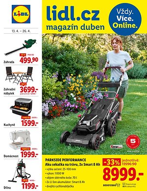 Leták Lidl Lidl - shop.cz leták - magazín platný od 2026-04-13 do 2026-04-26