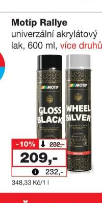 Motip Rallye univerzální akrylátový lak - Barvy a laky drogerie aktualniletaky.eu
