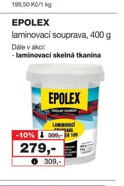 EPOLEX laminovací souprava - Barvy a laky drogerie aktualniletaky.eu