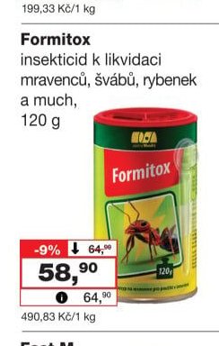 Formitox insekticid - Barvy a laky drogerie aktualniletaky.eu