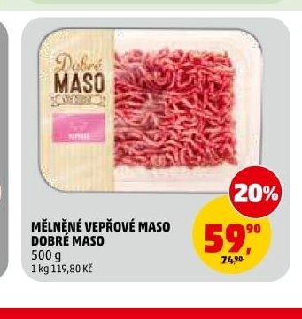 MĚLNĚNÉ VEPŘOVÉ MASO DOBRÉ MASO - Penny Market aktualniletaky.eu