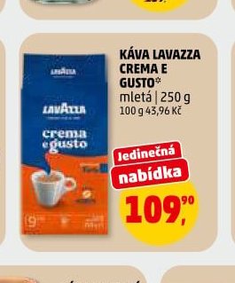 Káva Lavazza Crema e Gusto mletá - Penny Market aktualniletaky.eu