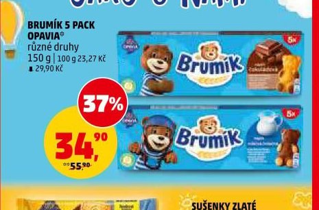 Brumík 5 pack Opavia - Penny Market aktualniletaky.eu